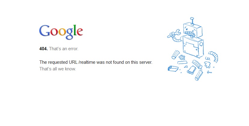 google realtime search