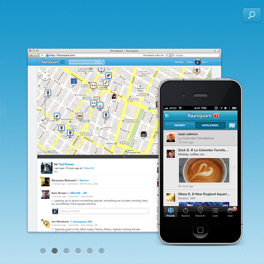 homepage foursquare