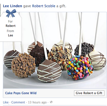 Facebook Gifts ecommerce